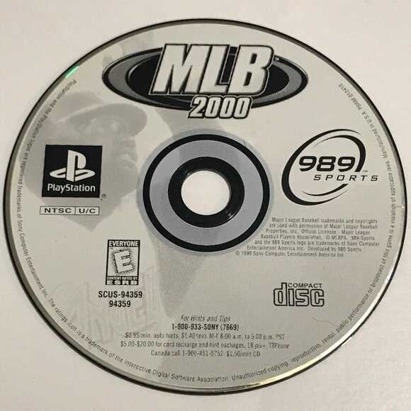 PS1 MLB 2000 Playstation 1 - Picture 1 of 1